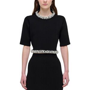 Simkhai Womens  Ozelle Crewneck Top